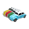 VW Bug ( Beetle) Style Rechargeable Speaker With USB Mini Sd/Aux Inputs & FM Radio